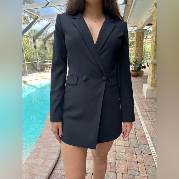 New Alice + Olivia black jumpsuit